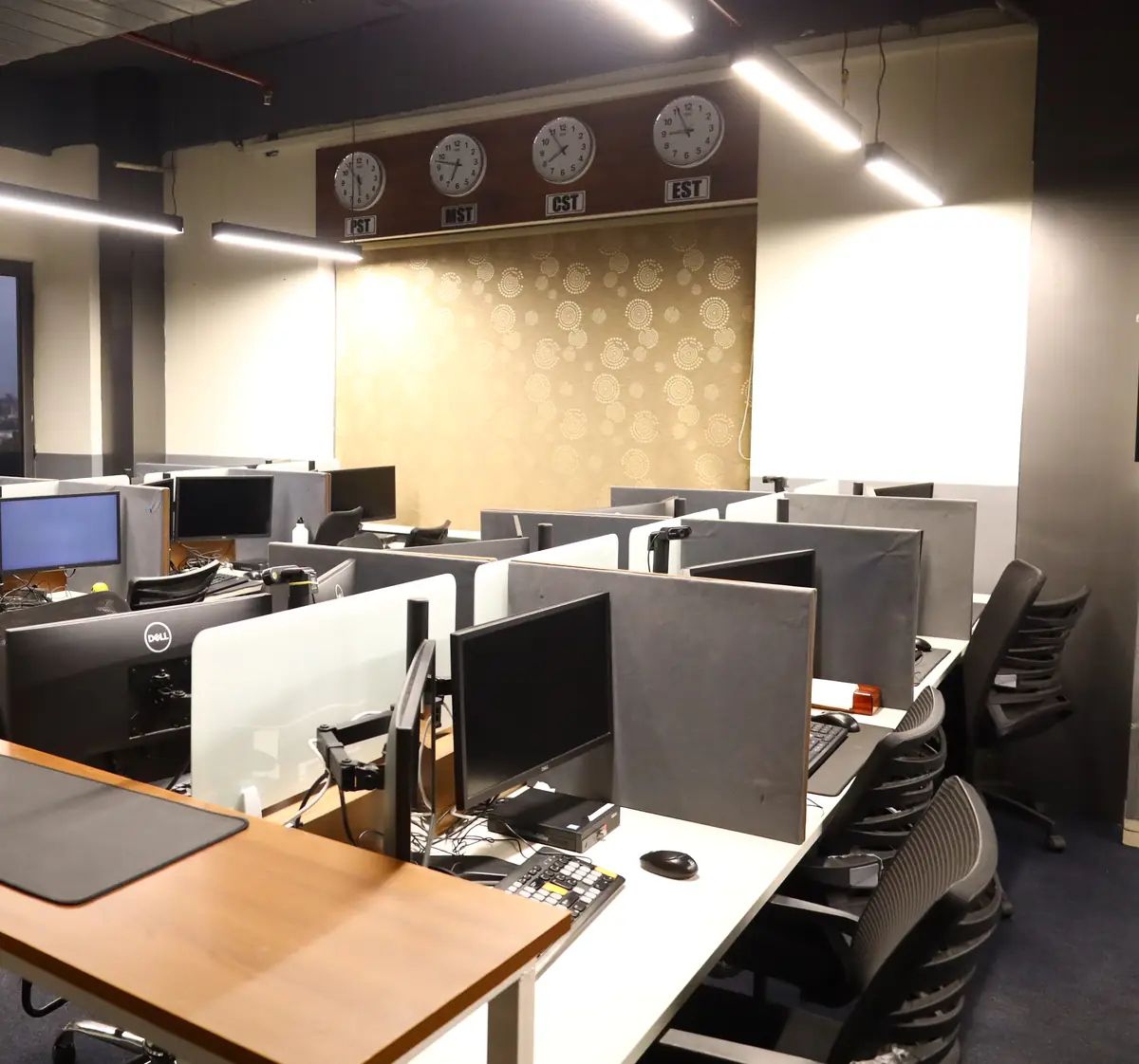 The Peak Process Partners workspace, with clocks set to US time zones